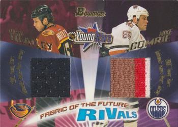 2001-02 Bowman YoungStars - Fabric of the Future Rivals #FFR6 Mike Comrie / Dany Heatley Front