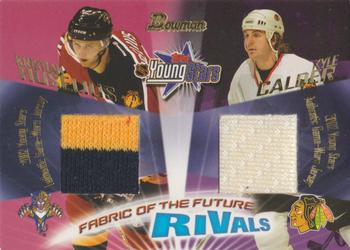 2001-02 Bowman YoungStars - Fabric of the Future Rivals #FFR11 Kyle Calder / Kristian Huselius Front