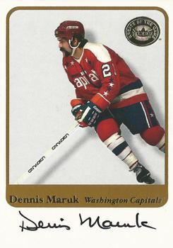 2001-02 Fleer Greats of the Game - Autographs #NNO Dennis Maruk Front