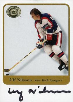 2001-02 Fleer Greats of the Game - Autographs #NNO Ulf Nilsson Front