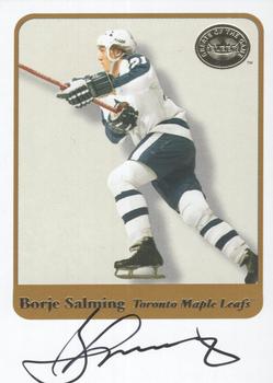 2001-02 Fleer Greats of the Game - Autographs #NNO Borje Salming Front