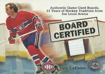 2001-02 Fleer Greats of the Game - Board Certified #NNO Guy Lafleur Front