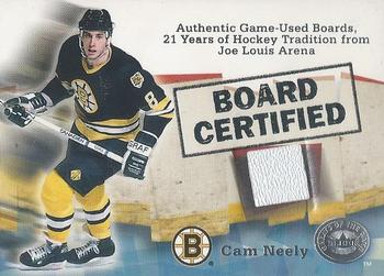 2001-02 Fleer Greats of the Game - Board Certified #NNO Cam Neely Front