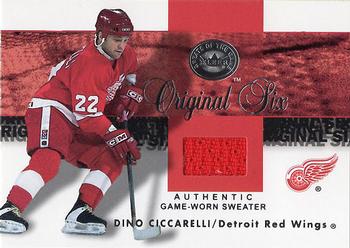 2001-02 Fleer Greats of the Game - Jerseys #NNO Dino Ciccarelli Front