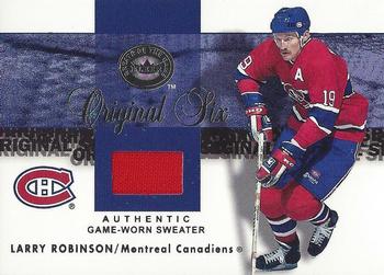 2001-02 Fleer Greats of the Game - Jerseys #NNO Larry Robinson Front