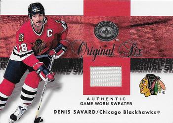 2001-02 Fleer Greats of the Game - Jerseys #NNO Denis Savard Front