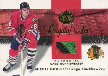 2001-02 Fleer Greats of the Game - Patches Gold #3 Michel Goulet Front