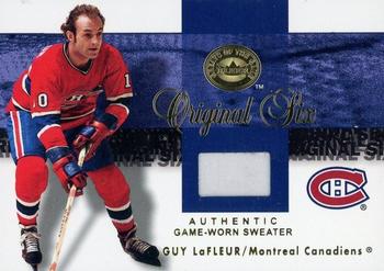2001-02 Fleer Greats of the Game - Patches Gold #4 Guy LaFleur Front