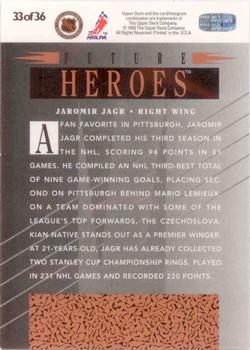 1993-94 Upper Deck - Future Heroes #33 Jaromir Jagr Back