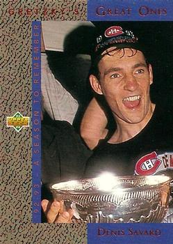 1993-94 Upper Deck - Gretzky's Great Ones #GG1 Denis Savard Front