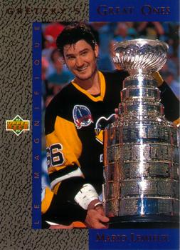 1993-94 Upper Deck - Gretzky's Great Ones #GG4 Mario Lemieux Front