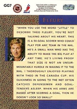 1993-94 Upper Deck - Gretzky's Great Ones #GG7 Theoren Fleury Back