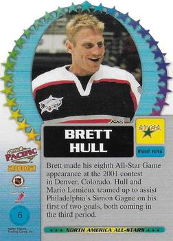 2001-02 Pacific - North America All-Stars Die Cuts #6 Brett Hull Back