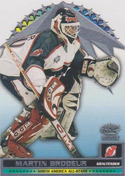 2001-02 Pacific - North America All-Stars Die Cuts #9 Martin Brodeur Front