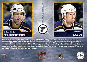 2001-02 Pacific - Gold #420 Pierre Turgeon / Reed Low Back