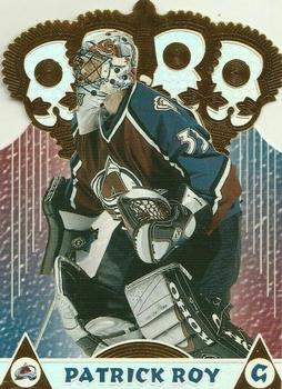 2001-02 Pacific - Gold Crown Die Cuts #6 Patrick Roy Front