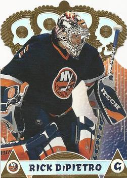 2001-02 Pacific - Gold Crown Die Cuts #13 Rick DiPietro Front