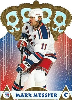 2001-02 Pacific - Gold Crown Die Cuts #14 Mark Messier Front