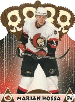 2001-02 Pacific - Gold Crown Die Cuts #15 Marian Hossa Front