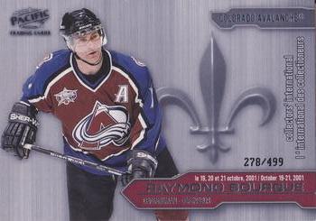 2001 Pacific Montreal Collector's International (October 2001) #1 Ray Bourque  Front