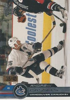 2001-02 Pacific - Premiere Date #379 Andrew Cassels Front