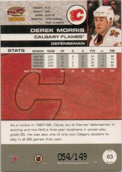 2001-02 Pacific - Retail LTD #63 Derek Morris Back