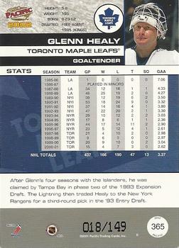 2001-02 Pacific - Retail LTD #365 Glenn Healy Back