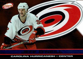 2001-02 Pacific Atomic - Blue #18 Jeff O'Neill Front