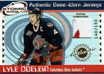 2001-02 Pacific Atomic - Patches #15 Lyle Odelein Front