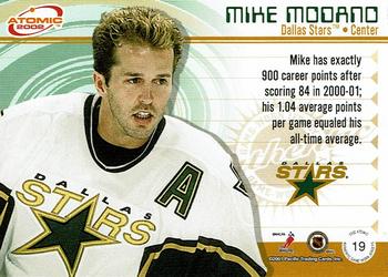 2001-02 Pacific Atomic - Patches #19 Mike Modano Back