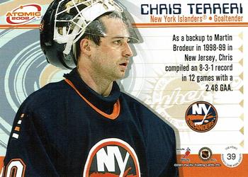 2001-02 Pacific Atomic - Patches #39 Chris Terreri Back