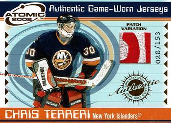 2001-02 Pacific Atomic - Patches #39 Chris Terreri Front