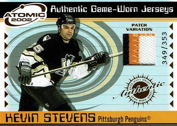 2001-02 Pacific Atomic - Patches #46 Kevin Stevens Front