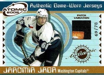 2001-02 Pacific Atomic - Patches #50 Jaromir Jagr Front