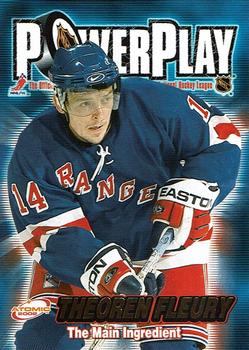 2001-02 Pacific Atomic - Power Play #22 Theoren Fleury Front