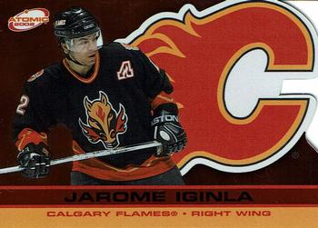 2001-02 Pacific Atomic - Red #13 Jarome Iginla Front