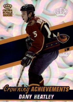 2001-02 Pacific Crown Royale - Crowning Achievement #1 Dany Heatley Front