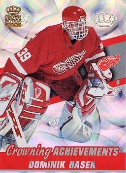2001-02 Pacific Crown Royale - Crowning Achievement #14 Dominik Hasek Front