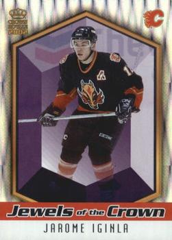 2001-02 Pacific Crown Royale - Jewels of the Crown #3 Jarome Iginla Front