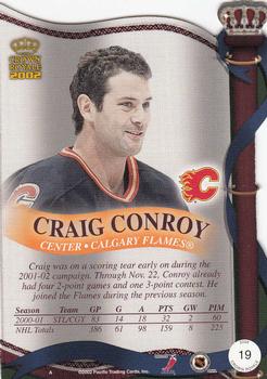 2001-02 Pacific Crown Royale - Retail #19 Craig Conroy Back