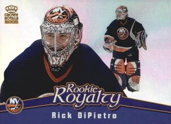 2001-02 Pacific Crown Royale - Rookie Royalty #13 Rick Dipietro Front