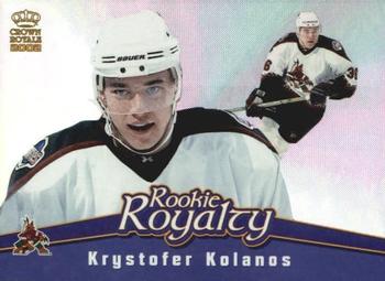 2001-02 Pacific Crown Royale - Rookie Royalty #15 Krystofer Kolanos Front