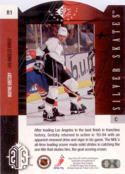 1993-94 Upper Deck - Silver Skates Silver (Retail) #R1 Wayne Gretzky Back
