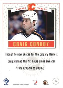 2001-02 Pacific Private Stock - Game Gear #14 Craig Conroy Back