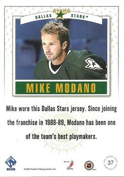 2001-02 Pacific Private Stock - Game Gear #37 Mike Modano Back