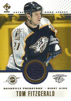 2001-02 Pacific Private Stock - Game Gear #57 Tom Fitzgerald Front