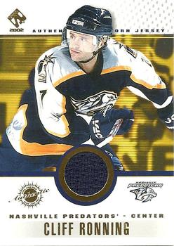 2001-02 Pacific Private Stock - Game Gear #59 Cliff Ronning Front