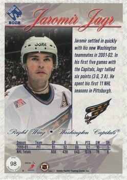 2001-02 Pacific Private Stock - Premiere Date #98 Jaromir Jagr Back