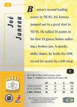1993-94 Upper Deck - SP #9 Joe Juneau Back