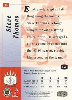 1993-94 Upper Deck - SP #95 Steve Thomas Back